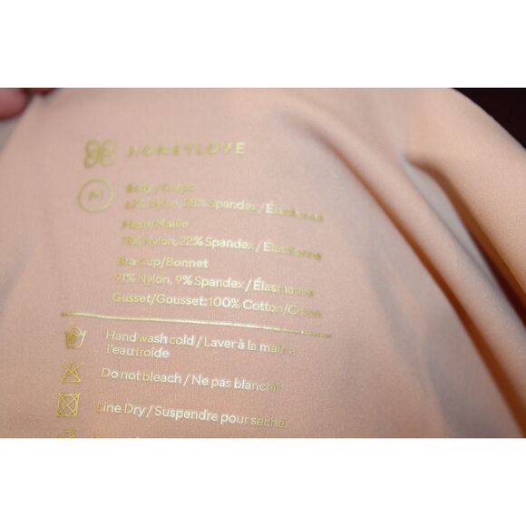 Honeylove size medium nude one piece shapewear snap gusset - Picture 6 of 9